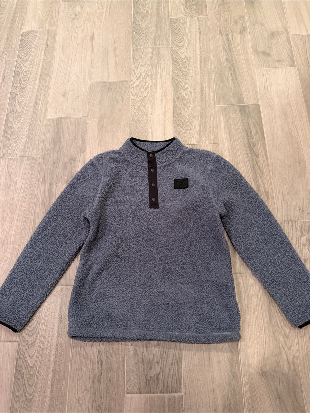 Under Armour Boys Light Gray Fleece Pullover Sweater Size YL